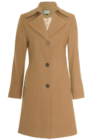 Click for larger image of: Camel Coat 3/4 Style: 44498