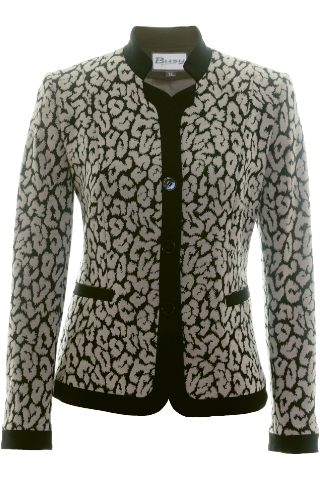 Click for larger image of: Beige and Black Jacket Style: 44481