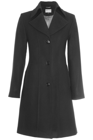 Click for larger image of: Black Coat 3/4 Style: 44498
