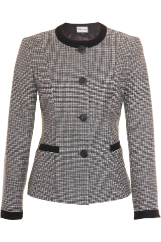 Click for larger image of: Black and White Jacket Style: 44489