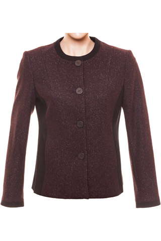 Click for larger image of:  Purple & Black Sparkle Jacket Style: 44456