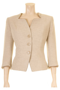Click to see:Beige 3/4 Sleeve Jacket Style: 44445
