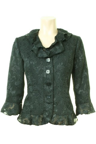 Click for larger image of: Black Lace Jacket Style: 44407