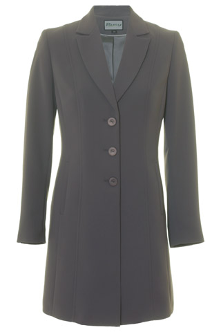 Click for larger image of: Dark Grey Long Jacket Style: 44380