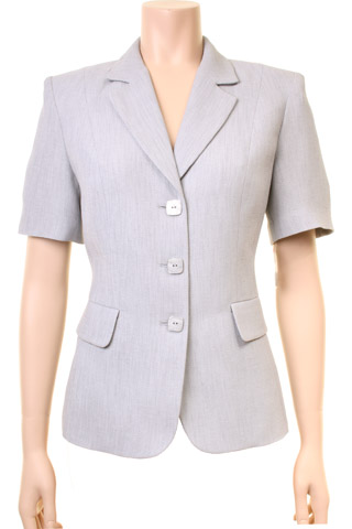 Click for larger image of: Grey Short Sleeve Jacket Style: 44411