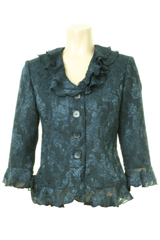 Click for larger image of: Navy Lace Jacket Style: 44407
