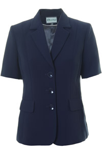 Click to see:Navy Short Sleeve Jacket Style: 44477