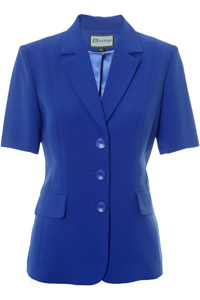 Click to see:Royal Blue Short Sleeve Jacket Style: 44477