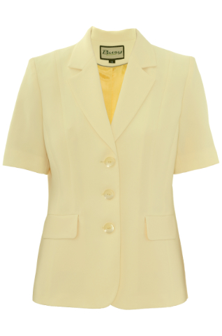 Click for larger image of: Lemon Yellow Short Sleeve Jacket Style: 44477