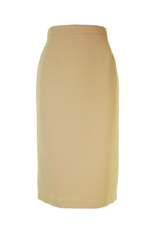 Click for larger image of: Beige Pencil Skirt Style: 44350