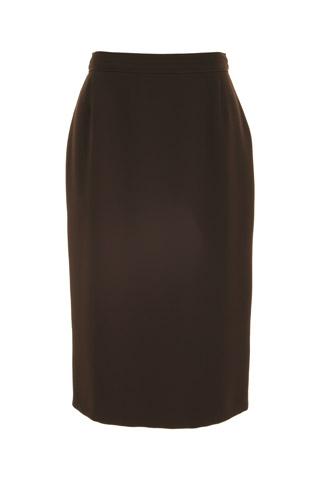 Click for larger image of: Brown Pencil Skirt Style: 44350