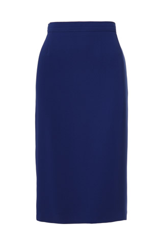 Click for larger image of: Dark Blue Pencil Skirt Style: 44350
