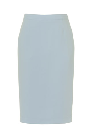 Click for larger image of: Light Blue Pencil Skirt Style: 44350
