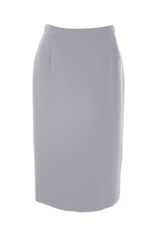 Click for larger image of: Silver Grey Pencil Skirt Style: 44350