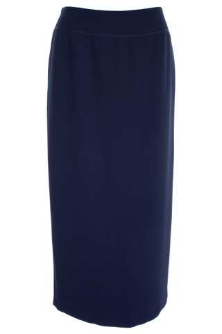 Click for larger image of: Navy Long Skirt Style: 44330