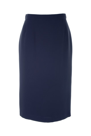 Click for larger image of: Navy Pencil Skirt Style: 44350