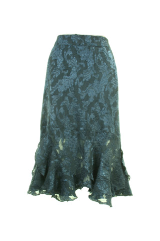 Click for larger image of: Navy Lace Skirt Style: 44406