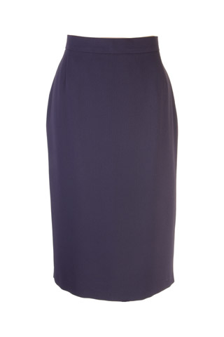 Click for larger image of: Dark Purple Dots Pencil Skirt Style: 44430