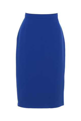 Click for larger image of: Royal Blue Pencil Skirt Style: 44350