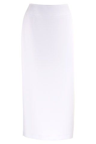 Click for larger image of: White Long Skirt Style: 44330