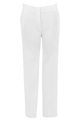 Click for larger image of: White Stretch Trousers Style: 44465