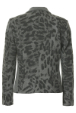 Mouseover to see larger image of: Grey and Black Animal Print Jacket Style: 44490