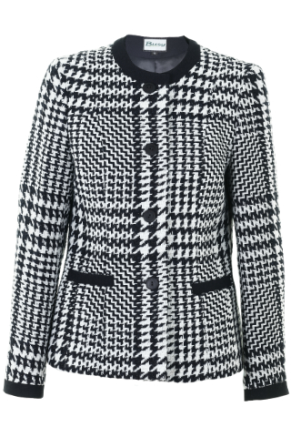Click for larger image of: Black and White Jacket Style: 44489