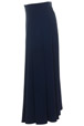 Mouseover to see larger image of: Navy Flared Long Skirt Style: 44459