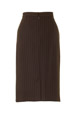 Mouseover to see larger image of: Stripe Brown Pencil Skirt Style: 44387