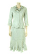 Mouseover to see larger image of: Pale Green Lace Skirt Style: 44406