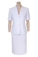 Mouseover to see larger image of: White Short Sleeve Jacket Style: 44477